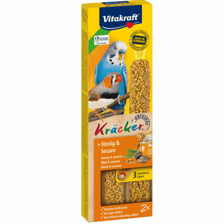 Kracker parkiet honing en sesam